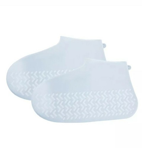 Sz L Reusable Clear Shoe Covers Waterproof Silicone Rain Shoe Protector Ship USA - Picture 4 of 8