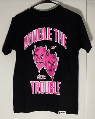 COOKIES x OTX (2022) Official Men's ''DOUBLE THE TROUBLE'' T-Shirt Size Small