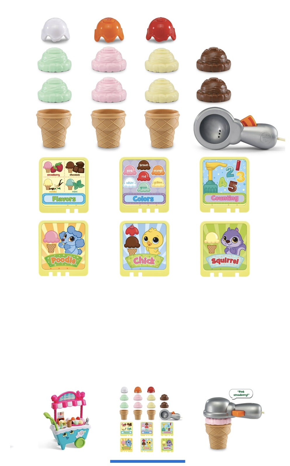 LeapFrog Scoop and Learn Ice Cream Cart for 24 months to 60 months eBay