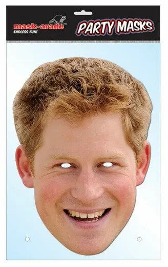 Royal Family Harry Cardboard Mask