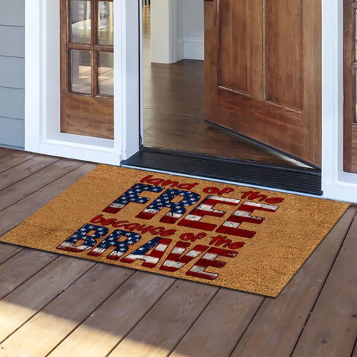 4Th of July Welcome Doormat, 15.7"X23.6" Star & Stripes American Flag Patriotic
