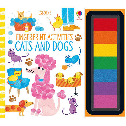 Usborne Fingerprint Activities: Cats and Dogs by Fiona Watt