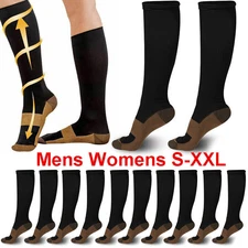 Compresssion Socks for Neuropathy Swollen Bariatric Lymphedema Socks Men Women