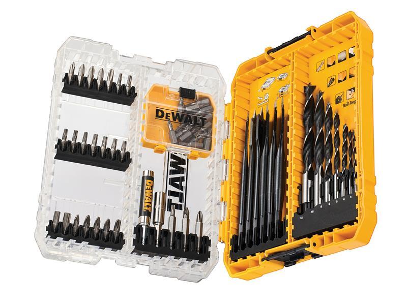 DEWALT DT70758 Misto Trapano & Set di Punte, 57 Pezzi DEWDT70758QZ