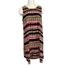 Halogen (M) Dress Tank Swing A-Line Knee-Length