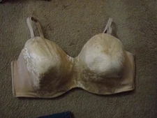 CURVY COUTURE Beige Lace Multiway Underwire Bra Size 44DDD
