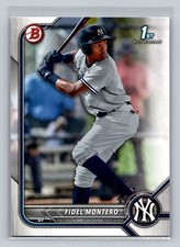 Fidel Montero 2022 Bowman #BP-74 Prospects New York Yankees C47
