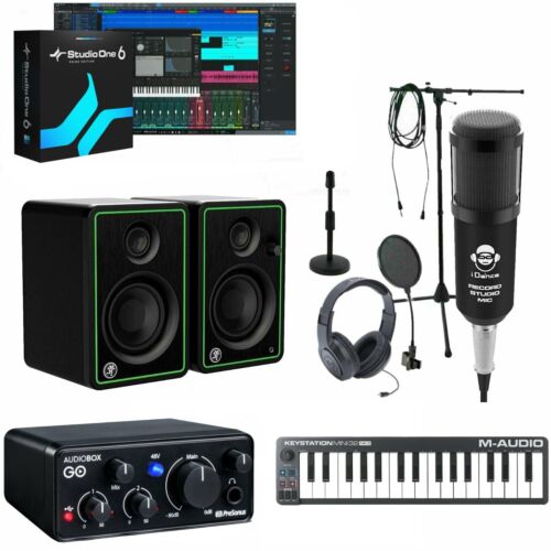 Home Recording Studio One Prime Bundle Package AudioBox GO Samson with Software - Picture 1 of 11