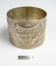 Serviettenring aus 800er Silber mit Gravur (da5164)