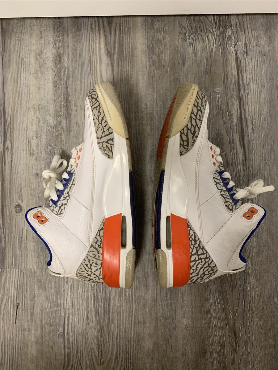 Nike Air Jordan 3 Retro Knicks Mens Size 8.5 136064-148 Nike Air Jordan 3 Retro Knicks Mens Size 8.5 136064-148