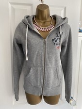 Ladies Jack Wills Grey Zip Up Jacket Size 10
