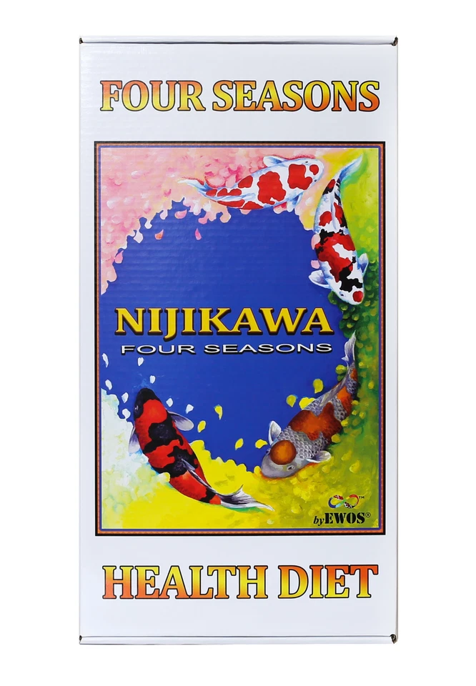 Nijikawa Four Seasons Premium Koi Food 15 lb 5 mm flotador •Distribuidor autorizado de eBay• Foto 2 de 4