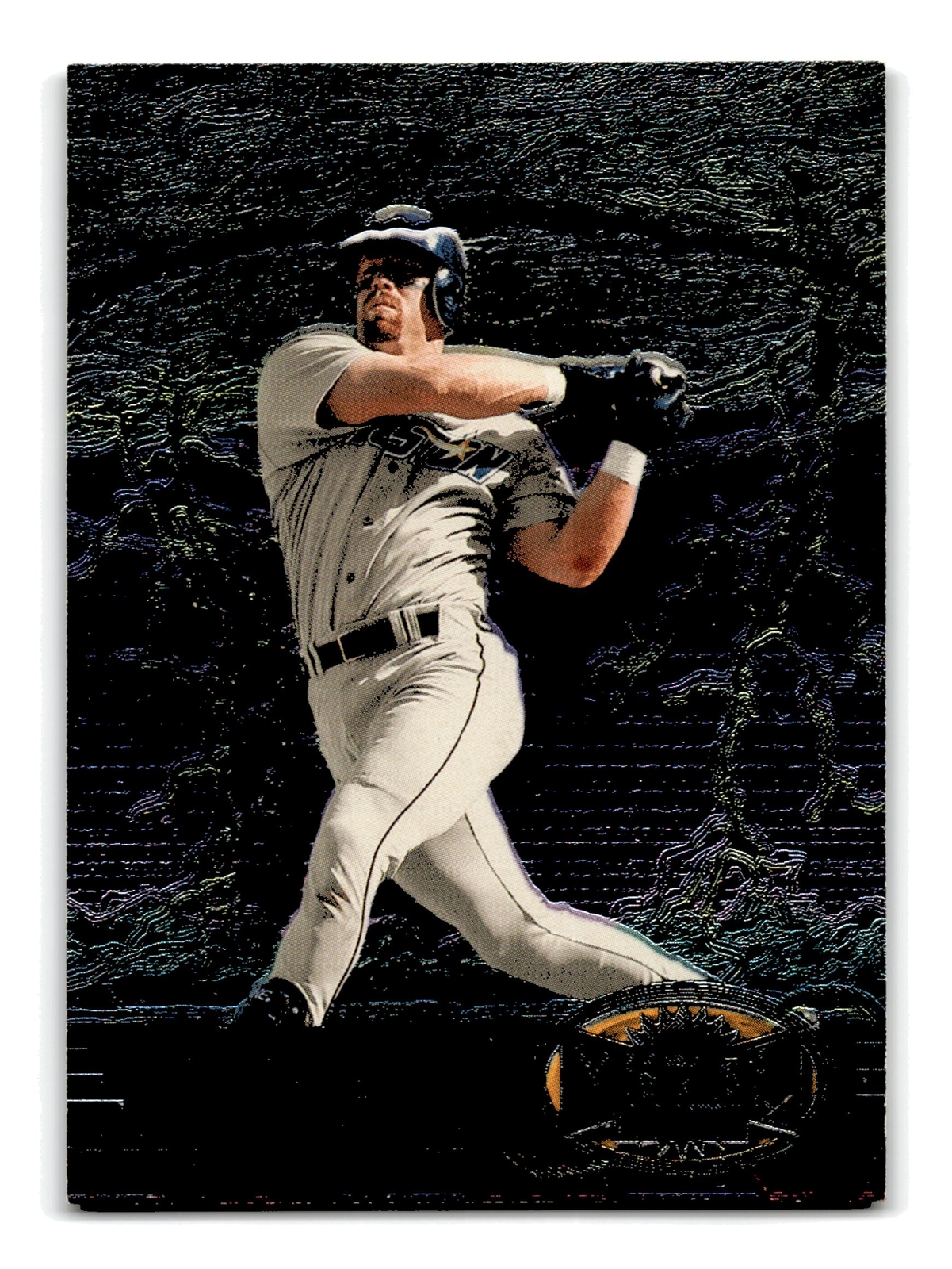 Jeff Bagwell 1997 Metal Universe #134 Houston Astros Surface Snow Low Grade