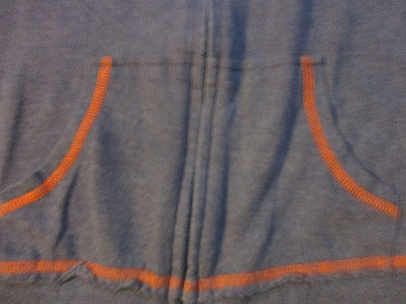 VETEMENTS FELPA CON CAPPUCCIO CHICAGO BEARS GLITTER EFFETTO INVECCHIATO FULL ZIP DONNA LG HOODIE