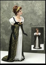 1:12 Dollhouse Art Doll Dressing Easy~Dana BURTON ~ JOSEPHINE ~ Tutorial/Pattern