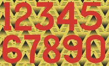 Felt Arsenal Football Shirt Soccer Numbers Heat Print 1980s Jersey Old Retro