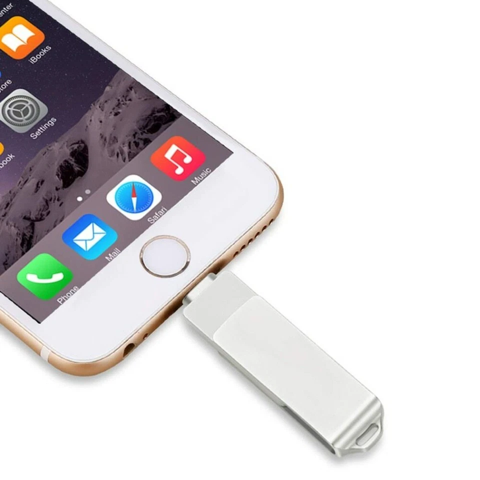 2TB 1TB 3 in 1 Flash Drive OTG Memory Stick External Storage for iPhone/Android - Image 3 of 4
