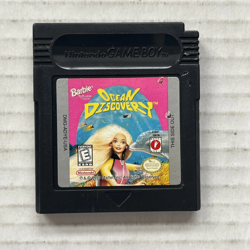 Barbie Ocean Discovery & Barbie Fashion Pack Nintendo Game Boy 1999 Tested - Image 4 of 4
