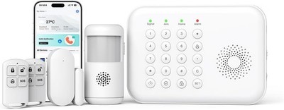 PGST Home Security Wireless Alarm System Instant App Alerts and Works with Alexa