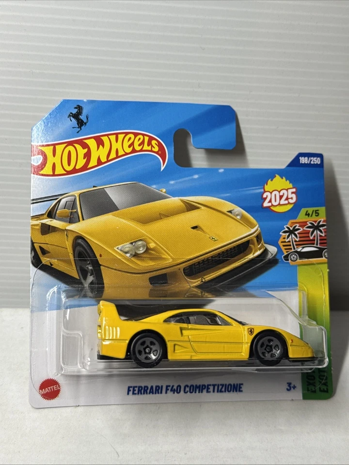 Hotwheels 1/64 🇨🇵 Ferrari F40 Competizione mainline 2025 #4/5 - Photo 1/4