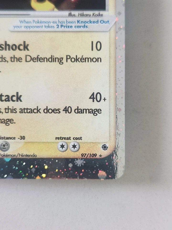 Electabuzz EX - 97/109 - Pokemon Ex Ruby & Sapphire Ultra Rare Tcg Vintage Card - Image 3 of 4