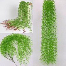 Faux feuilles de lierre artificielles vigne feuilles de soie guirlande de fleurs