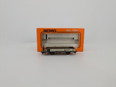 Bemo 2263 - Low Sided Works Wagon BARIT AG - HOm Scale