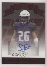 2017 Sage Auto Red Sidney Jones #SA20 Auto 2r5
