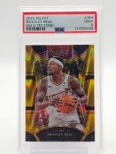 BRADLEY BEAL 2023-24 SELECT GOLD TECTONIC MEZZANINE /10 #354 PSA 9 Q5786
