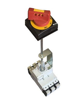 EATON NZM1-XTVDVR-NA Door Coupling Rotary Handle Red-Yellow (HANDLE MECHANISM)