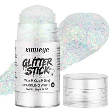 Sparkling White Face Body Glitter Stick for Mermaid Makeup, 1.06 oz