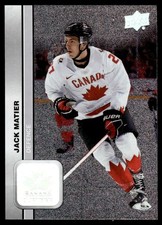 2023-24 UPPER DECK TEAM CANADA JUNIORS PATTERNED FOILBOARD JACK MATIER #12