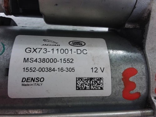 2017 RANGE ROVER DISCOVERY SPORT STARTER 760070 OEM ID # GX7311001DC - Picture 3 of 4