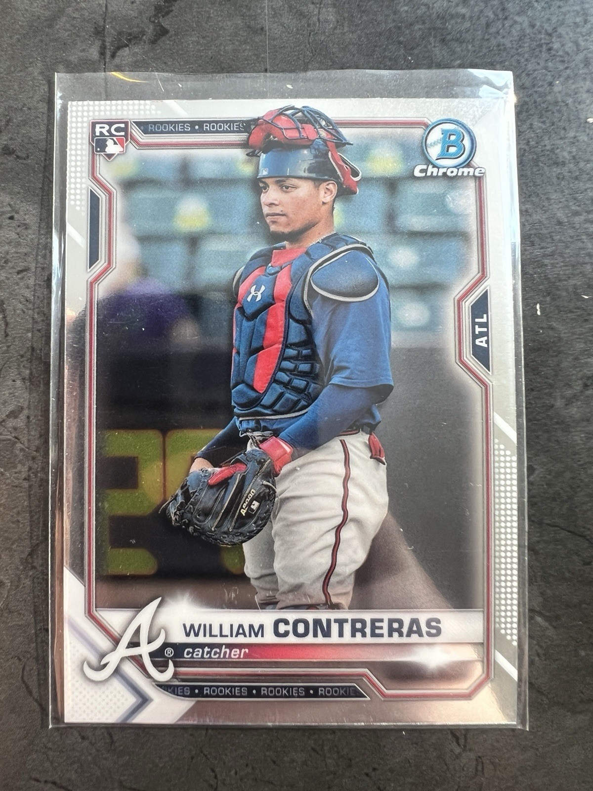 2021 Bowman Chrome William Contreras #38 Atlanta Braves RC