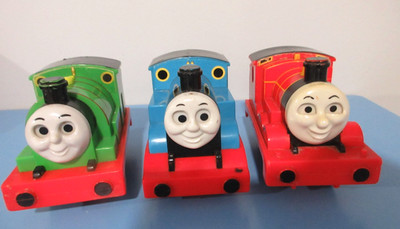 TOMY 2004 JAMES PERCY & THOMAS PULL BACK & GO TRAINS Thomas & Friends Lot 