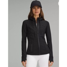 Lululemon Define Hooded Jacket Nulu Black Multiuse Size 4