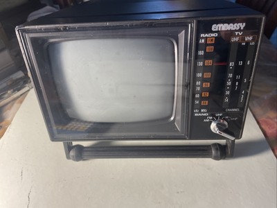 Vintage Embassy TR-83 Mini Portable  TV AM - FM Radio.  See Listing Description
