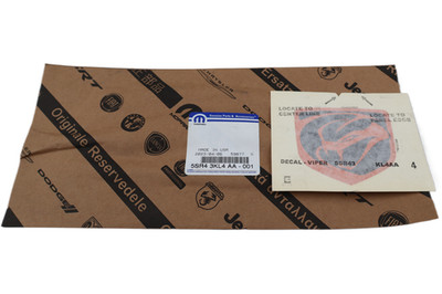 5SR43KL4AA NEW OEM 2015-2016 DODGE VIPER DECAL GTS GTC SRT ACR