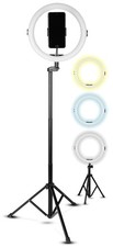 SQUATZ 11’’ LED 12W Selfie Ring Light with Wired Control, 3 Color Mo
