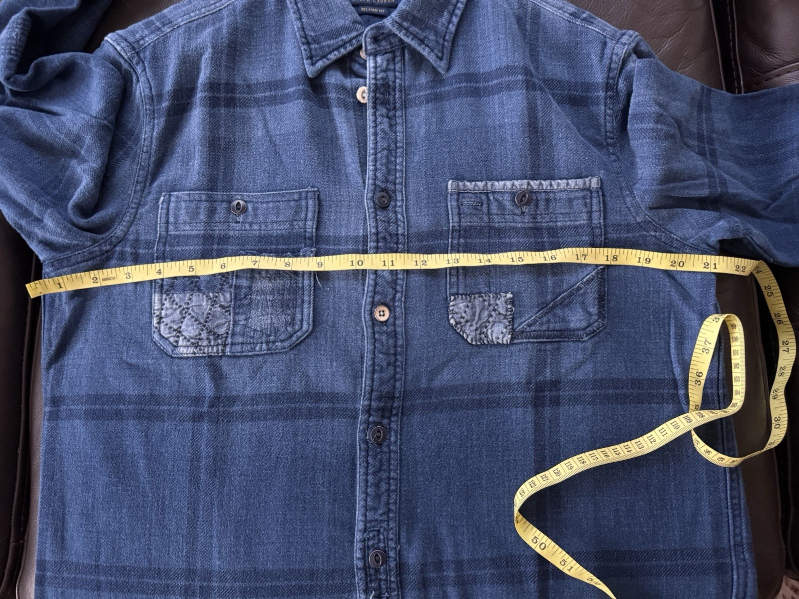 Polo Ralph Lauren Patchwork Button-down Long Slee… - image 8