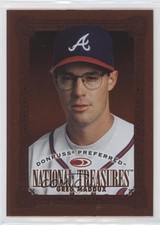 1997 Donruss Preferred National Treasures Bronze Greg Maddux #196 HOF 0hw3