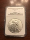 1996 $1 American Silver Eagle .999 NGC MS69, Lowest Mintage Pulled From Storage