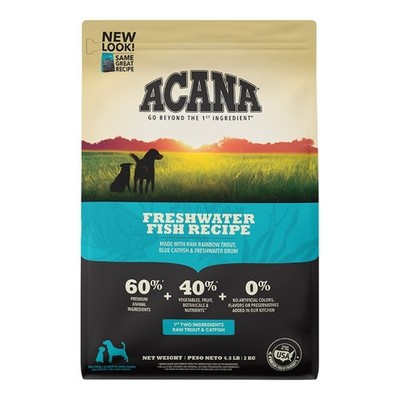 ACANA Grain Free Freshwater Fish Recipe Dry Dog Food 4.5 lb High Protein