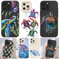 For iPhone 16e 15 Pro Max 14 13 Samsung S25 Edge S24 S23 Phone Cover Turtle Case