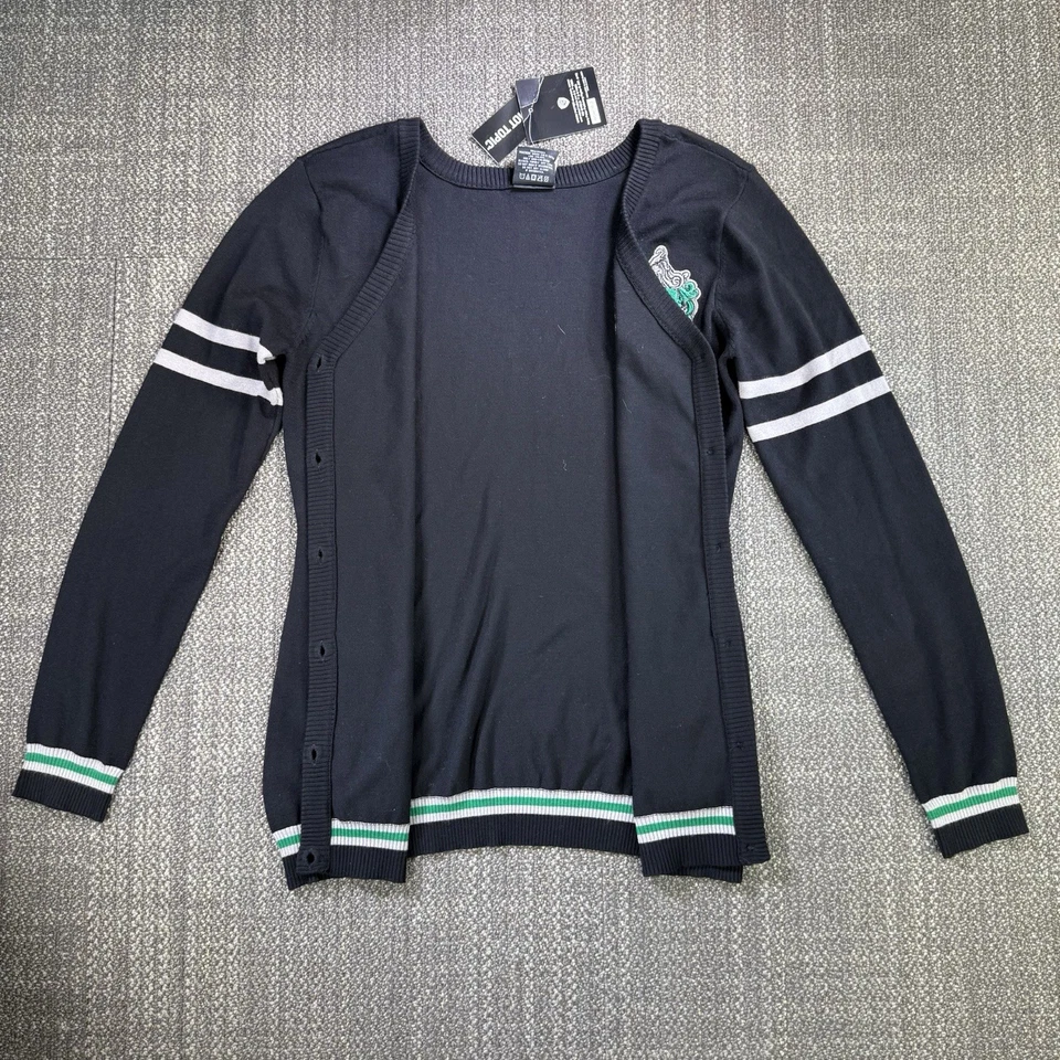 Cárdigan Harry Potter Slytherin Niñas Para Mujer Grande Negro Cresta Hot Topic Nuevo Con Etiquetas Foto 3 de 4