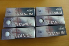 Golfbälle TITANIUM Crane Sport 18 Bälle NEU und verpackt Golfball 1,3,5