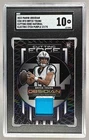 7094 Bryce Young 2023 Panini Obsidian Purple Cutting Edge Patch RC /75 SGC 10