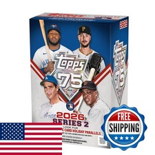 Topps Series 2 Baseball Blaster Box 2026 (3 Holiday Base Card Variations)