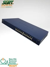 Netgear ProSafe GS724TP V1H2 24-Port POE Gigabit Stackable Smart Switch