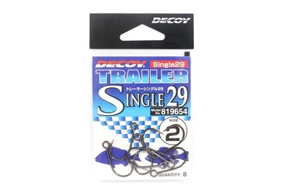 Decoy Single 29 Trailer Single Hook Size 2 (9654)